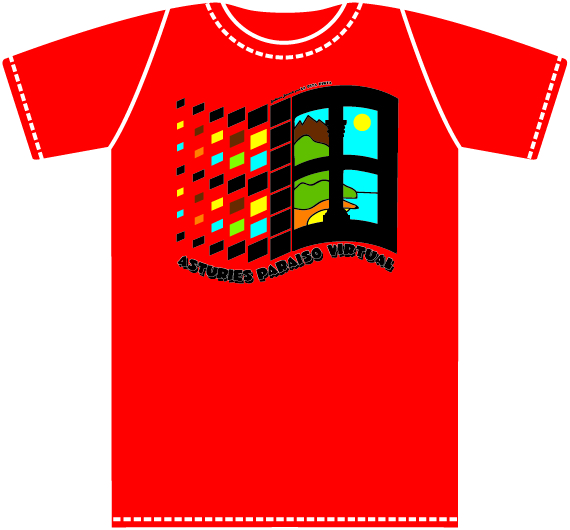 CAMISETA ASTURIAS PARAISO VIRTUAL